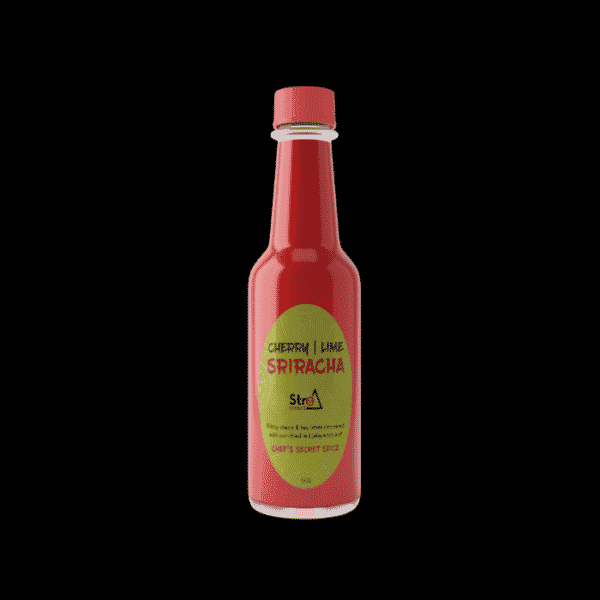 Str8 Ediblez Cherry Lime Sriracha Sauce Delta 8 THC Saucez